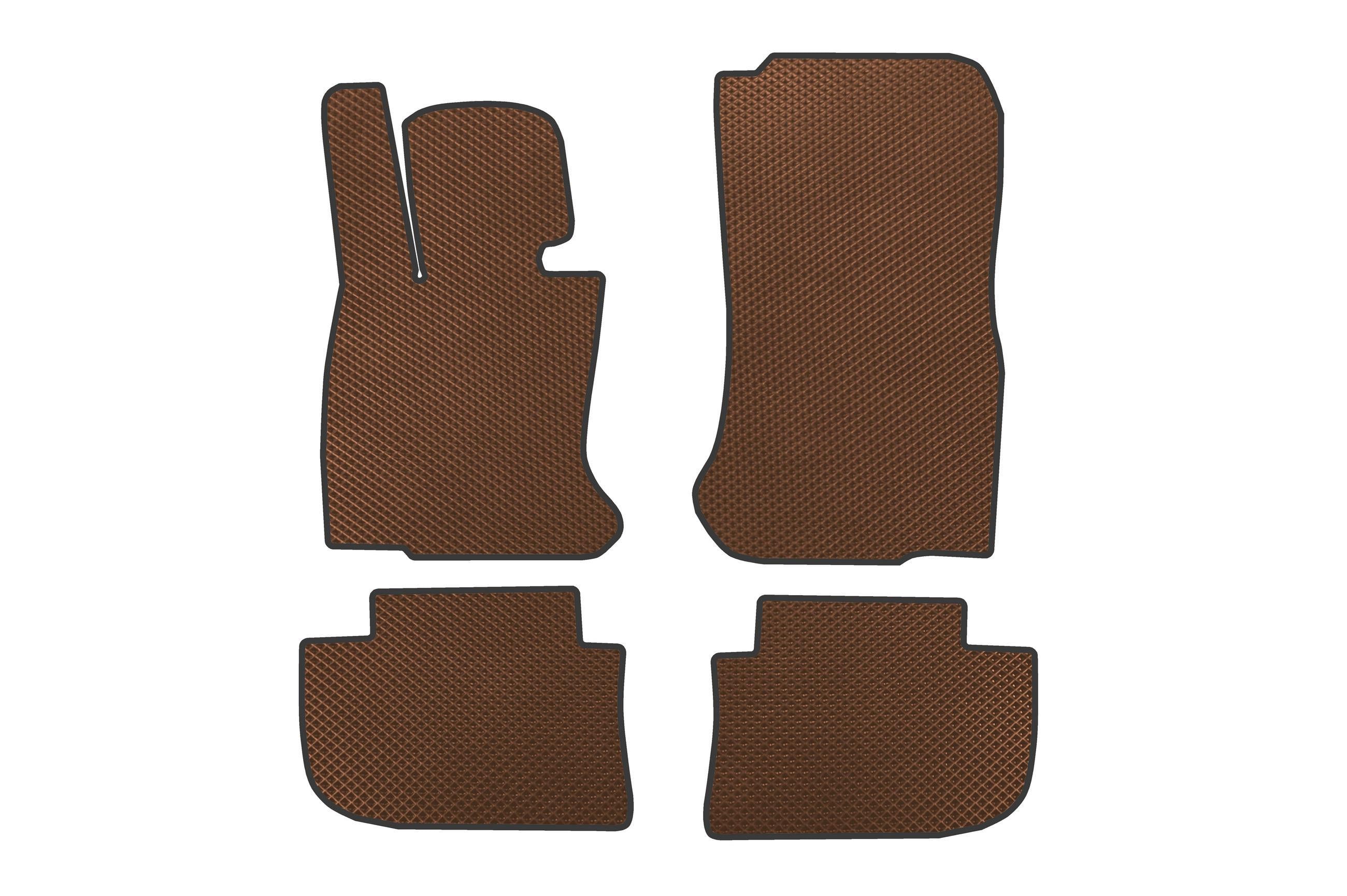 Коврики автомобильные Digital Designs EVA для F06 для BMW 6 серия F12/F13/F06 2011-2018 гг. этилвинилацетат Коричневый (183491)