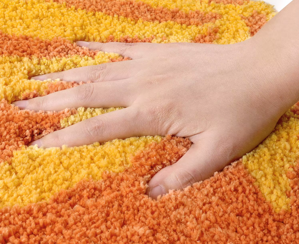 Коврик для ванной комнаты микрофибра атиковзный 50х80 см Цветочный принт (2590505527) - фото 10 Коврик для ванной комнаты микрофибра атиковзный 50х80 см Цветочный принт (2590505527) - фото 10