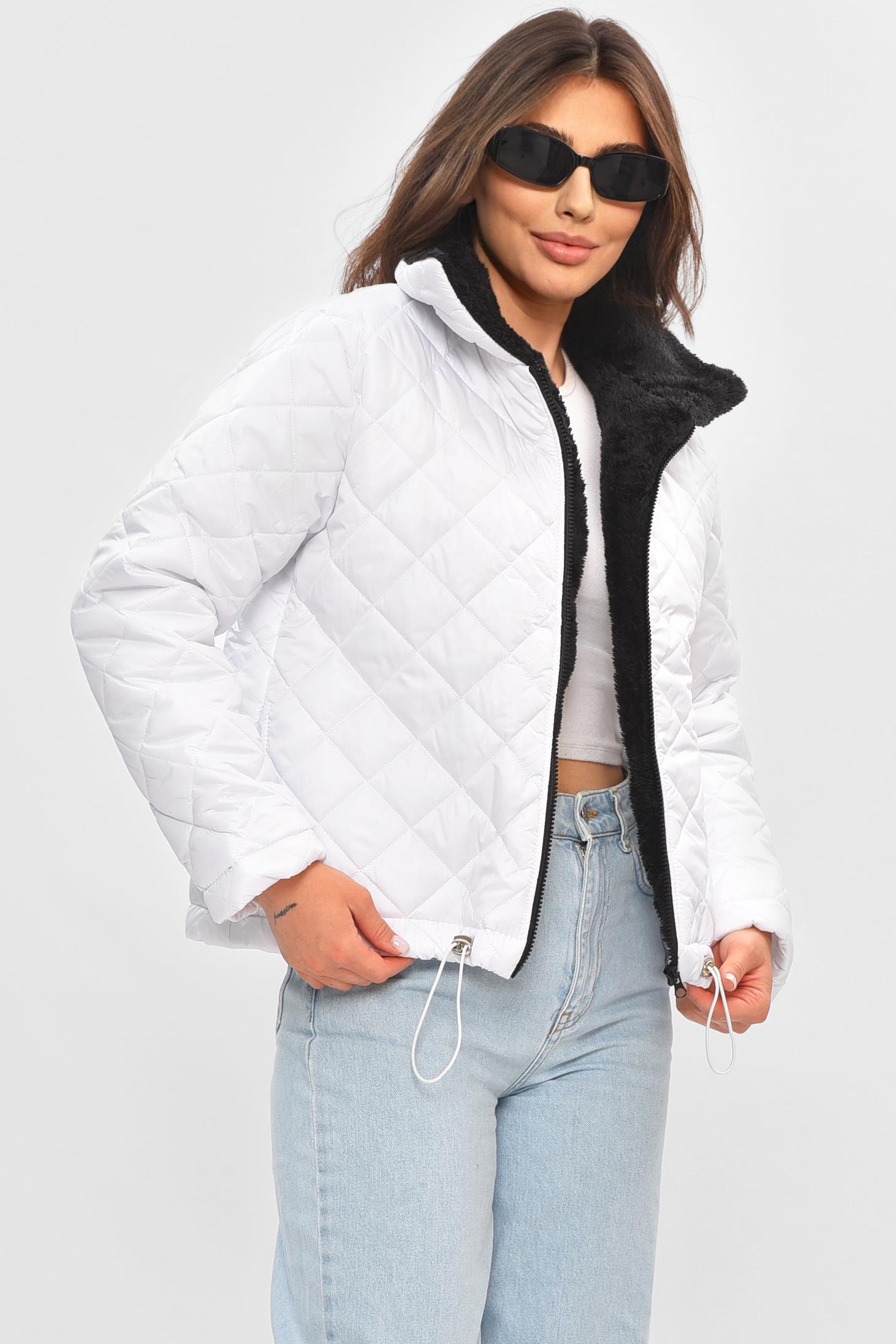 Куртка жіноча демісезонна р. 44/46 Білий (205284) - фото 2