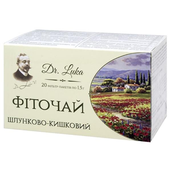 Заменитель питания Dr.Luka Фиточай Желудочно-кишечный 1,5 г x 20 фильтр-пакетов (000027678)