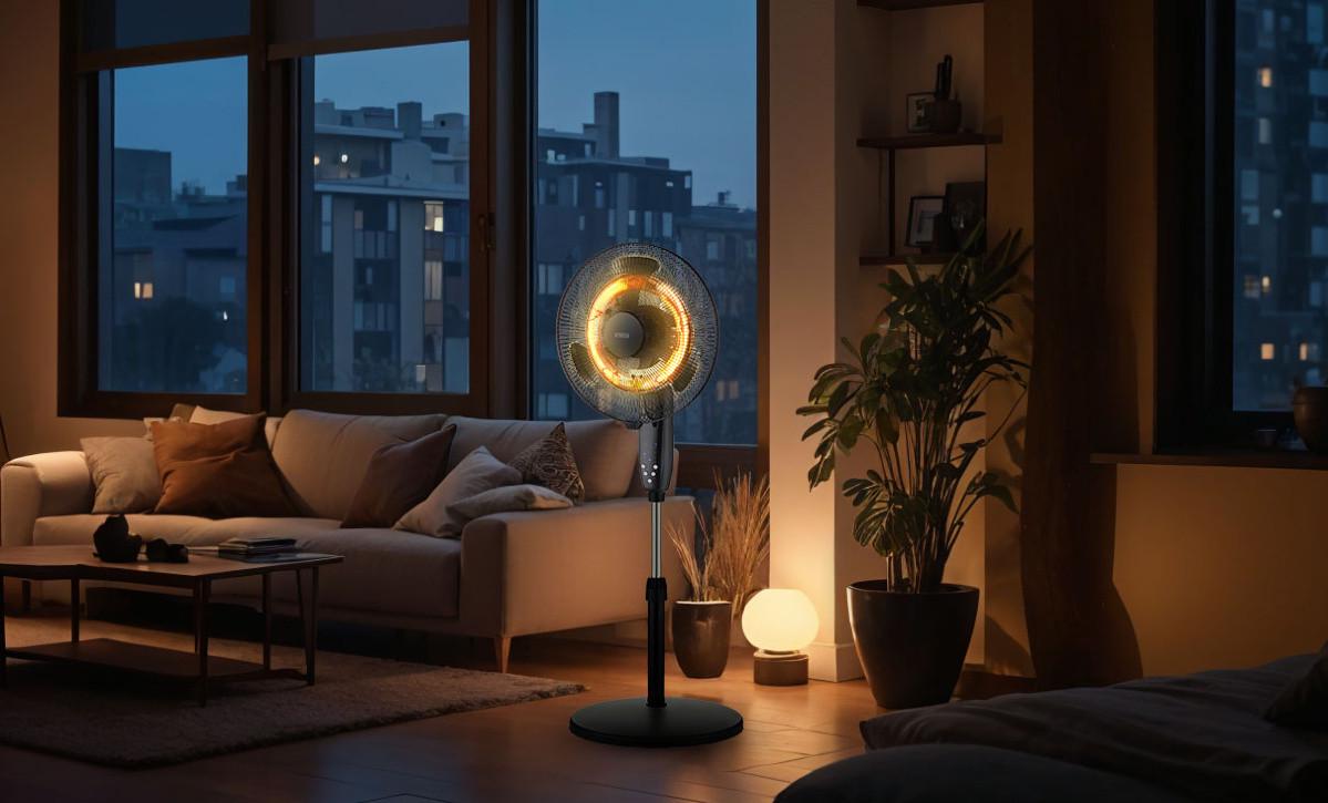 Вентилятор-обогреватель Tuya F740 WiFi Smart X-LINE 2в1 с пультом 220-240V 50/60 Гц 2000 Вт до 25 м2 (30547415) - фото 9