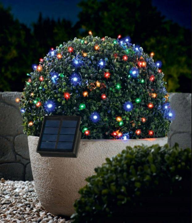 Гирлянда уличная Livarno Home 100 LED на солнечной батарее с таймером и датчиком сумерек (P1-00309)