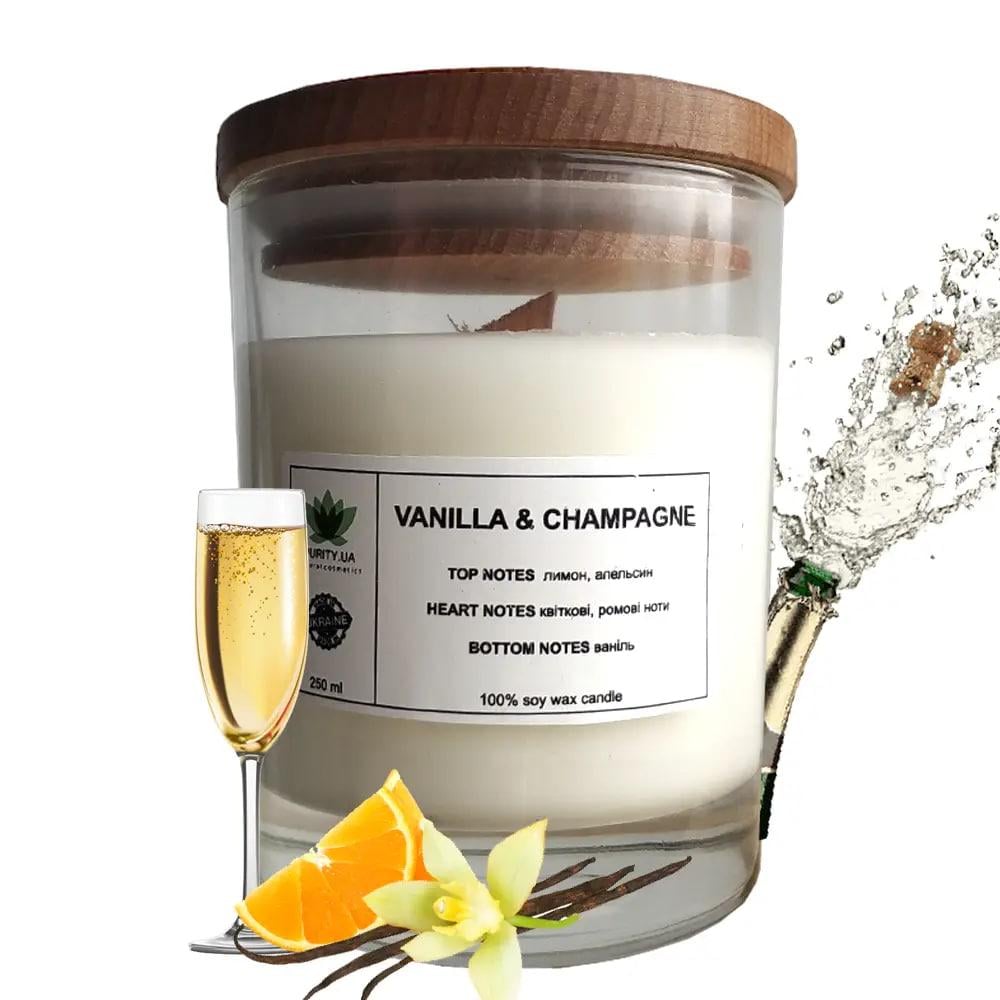 Аромасвечка Vanilla&Shampagne L PURITY 150 г (PURS24)