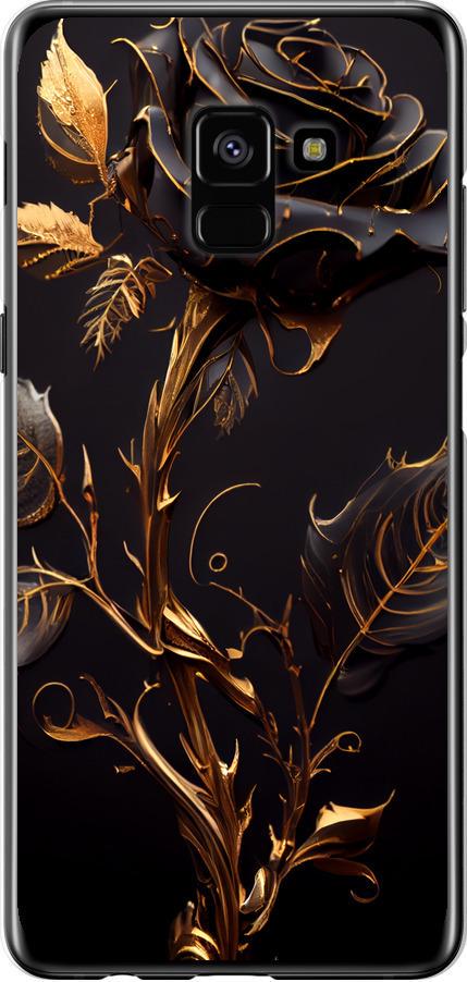 Чехол на Samsung Galaxy A8 Plus 2018 A730F Роза 3 (5552u-1345-42517) Чехол на Samsung Galaxy A8 Plus 2018 A730F Роза 3 (5552u-1345-42517)