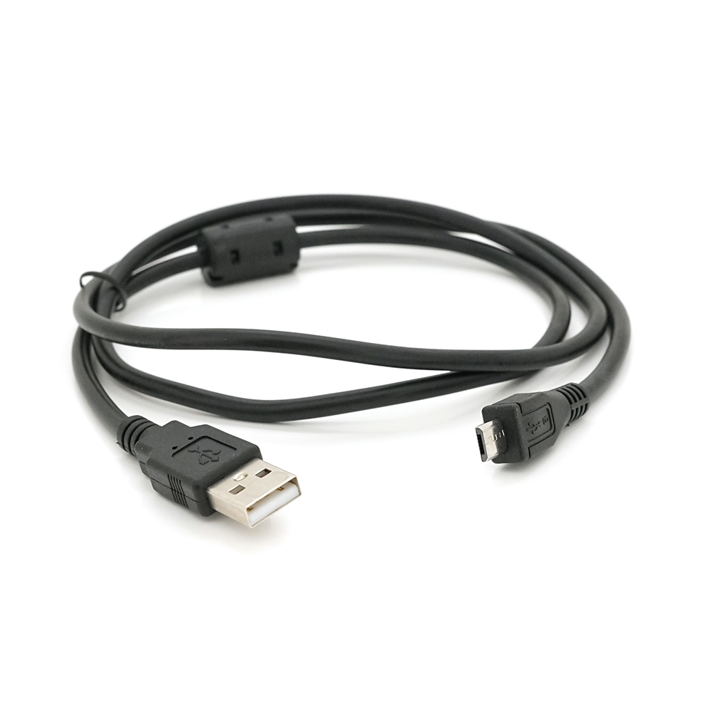Кабель VOLTRONIC USB 2,0 AM/Micro 5 pin Q250 1 м Чорний (5282)