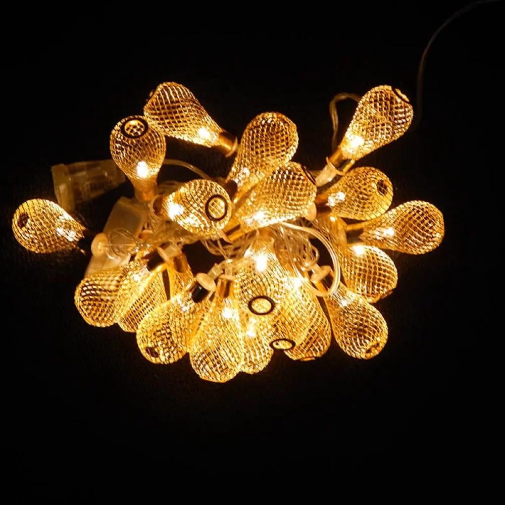 Гирлянда Золотая груша сетка LED 20 (1-115/1-43)