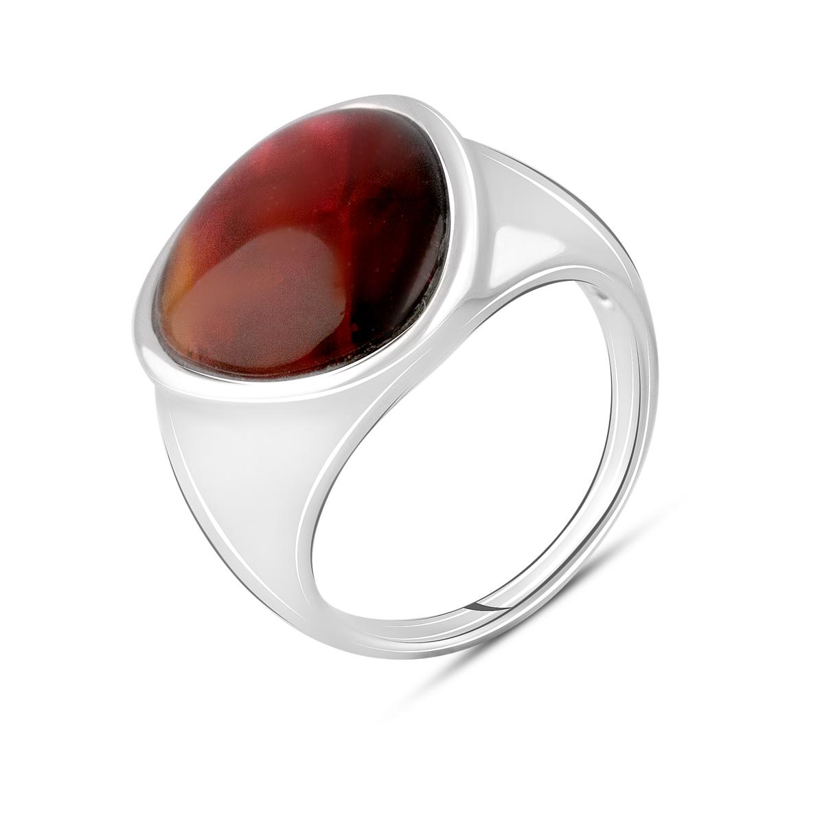 Кольцо серебряное с искуственным аммолитом 9,2 ct 6,83 г р. 18,5 (2108108)