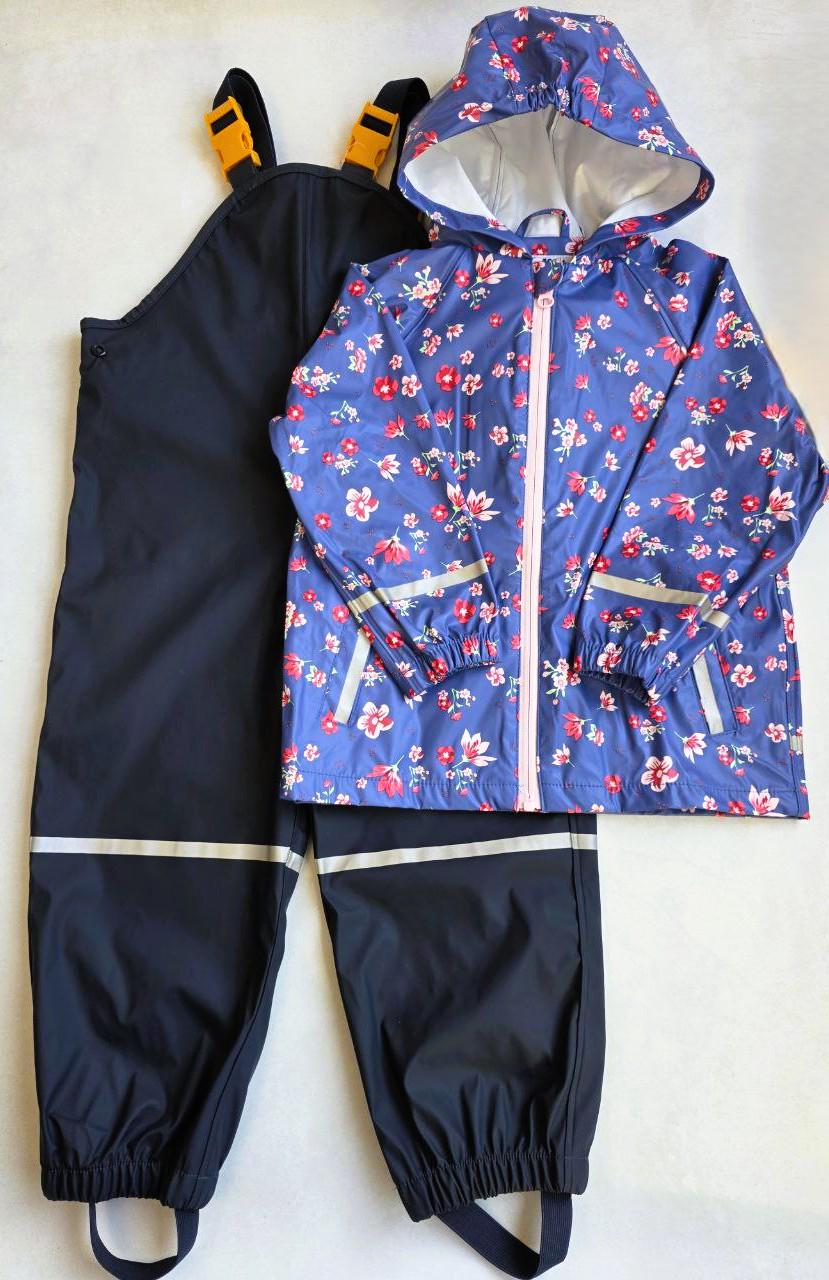 Дождевик-костюм детский Lupilu без утепления грязеотталкивающий 122-128 см (086517/089051)