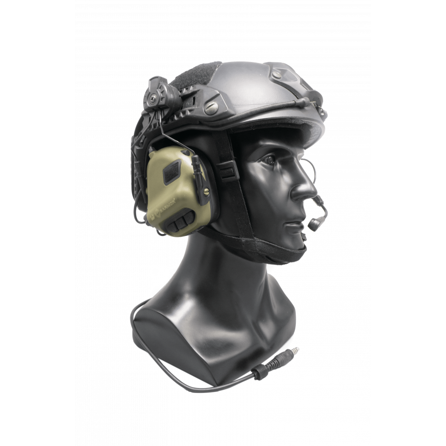Наушники активные EARMOR M32H for ARC Helmet Rails Оливковый (9865614)