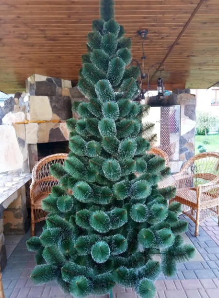 Штучна сосна з ПВХ з підставкою 1,8 м Темно-Зелений/Білий (NYT15261) - фото 13 Штучна сосна з ПВХ з підставкою 1,8 м Темно-Зелений/Білий (NYT15261) - фото 13