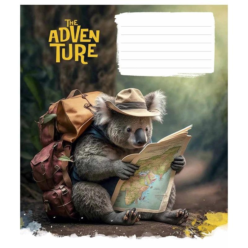 Школьная тетрадь в линейку Школярик 12 л. Разноцветный (NB-286-Z-307)