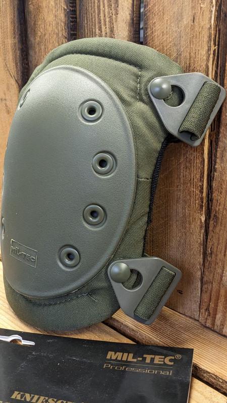 Наколінники Mil-Tec швидкознімні one size Олива (16231101) - фото 3