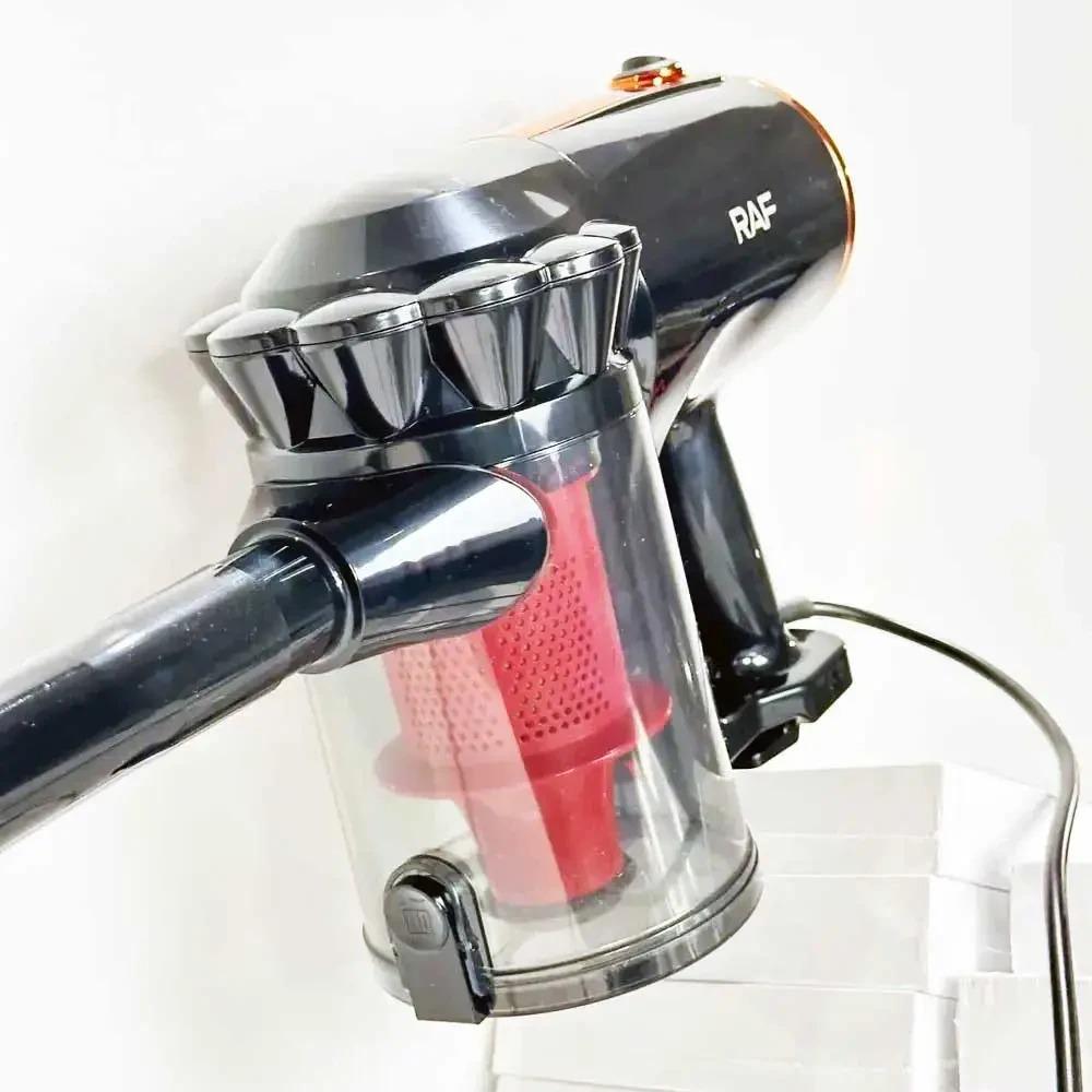 Пилосос ручний без мішка RAF 8672 вертикальний колбовий циклонного типу 600 Вт Чорний (8672А) - фото 8 Пилосос ручний без мішка RAF 8672 вертикальний колбовий циклонного типу 600 Вт Чорний (8672А) - фото 8