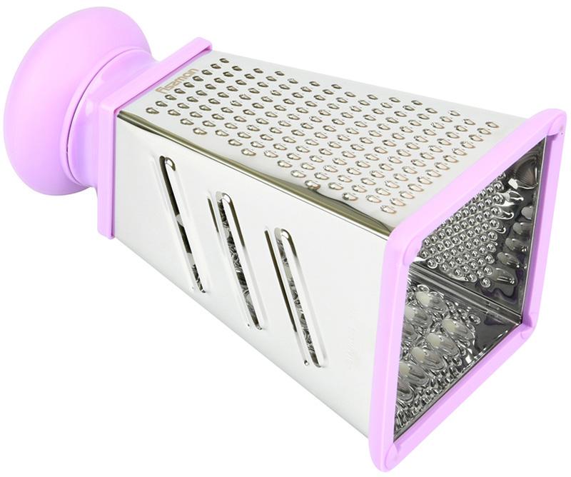 Терка 4-х гранная Fissman Meotida Pyramida с пластиковой ручкой 21 см - фото 2 Терка 4-х гранная Fissman Meotida Pyramida с пластиковой ручкой 21 см - фото 2