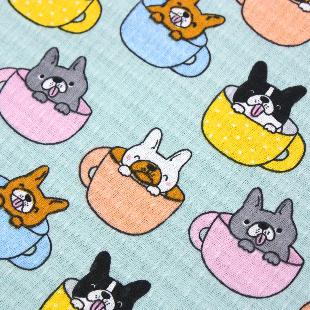 Кухонний рушник 0331 40х60 см Блакитний (160930) - фото 3 Кухонний рушник 0331 40х60 см Блакитний (160930) - фото 3