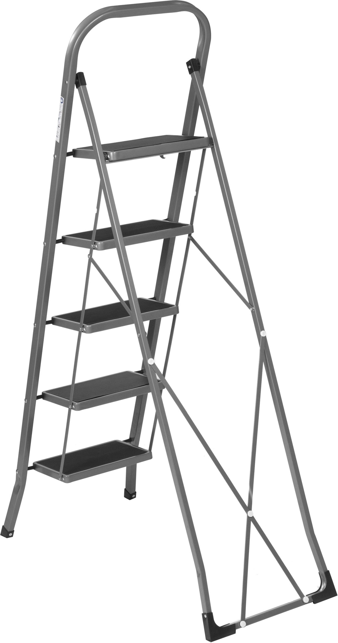 Лестница Aloft бытовая 5 широких ступенек Серый (SLS-05-GR) - фото 3 Лестница Aloft бытовая 5 широких ступенек Серый (SLS-05-GR) - фото 3