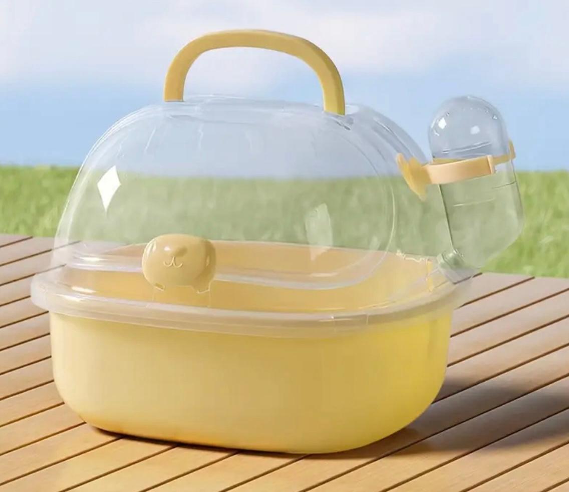 Переноска-клітка для гризунів DANDI Жовтий (29876212) - фото 4 Переноска-клітка для гризунів DANDI Жовтий (29876212) - фото 4