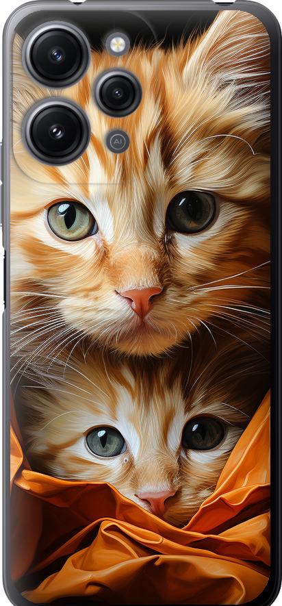 Чехол на Xiaomi Redmi 12 Котики 2 (5664u-3114-42517)