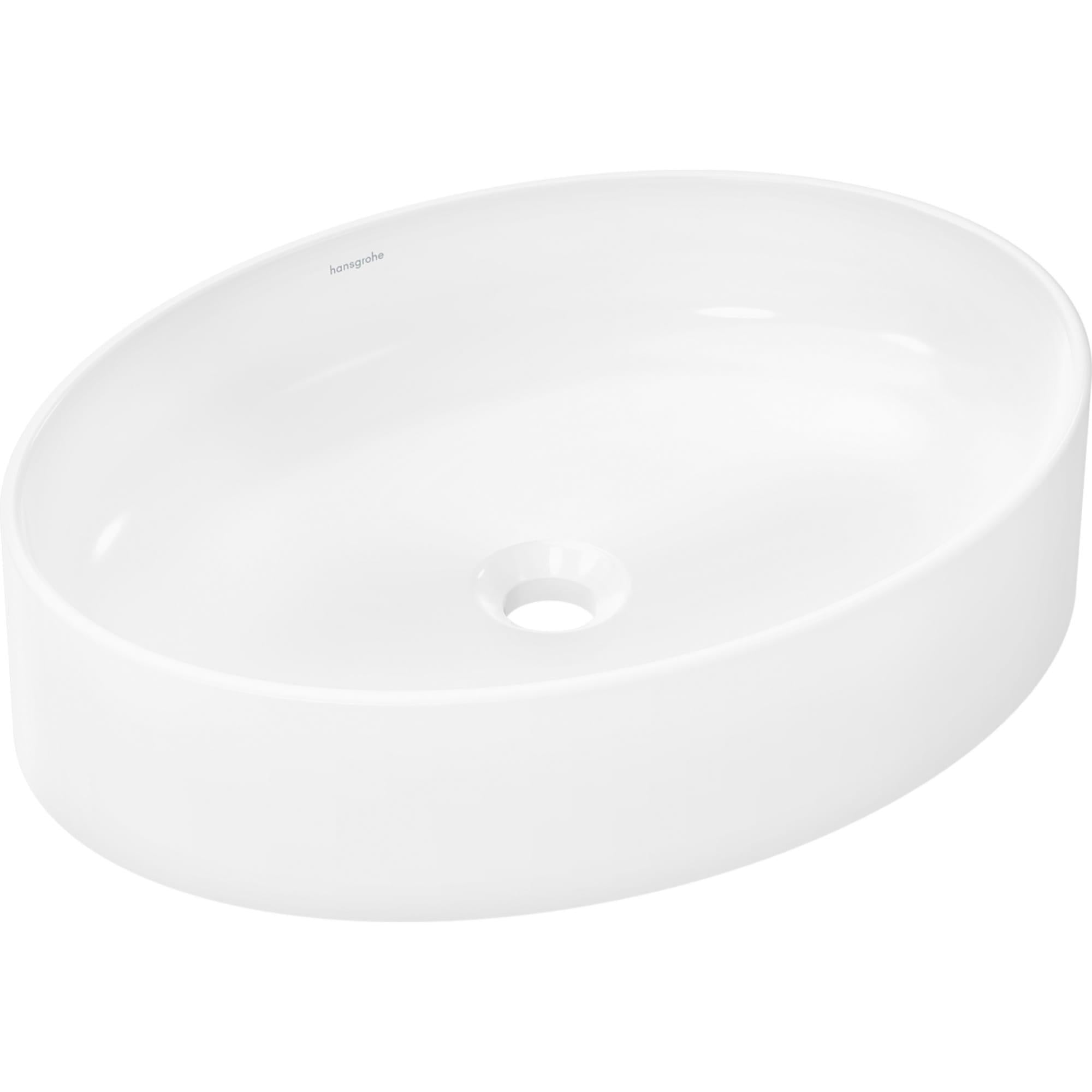 Умывальник накладной Hansgrohe Xuniva D 550x400 овальный, белый (60165450) Умывальник накладной Hansgrohe Xuniva D 550x400 овальный, белый (60165450)