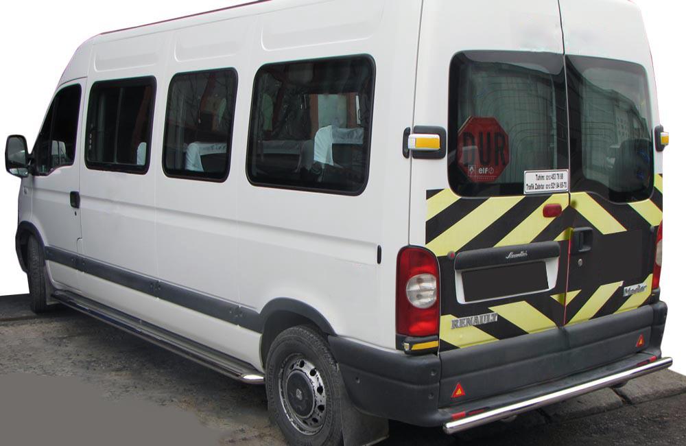 Задняя дуга AK002 CAN для Opel Movano 2004-2010 гг. нержавеющая сталь Хром