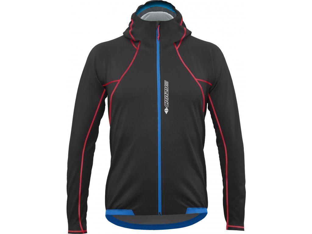 Мужская куртка с капюшоном Sideward Man M Black/Laguna