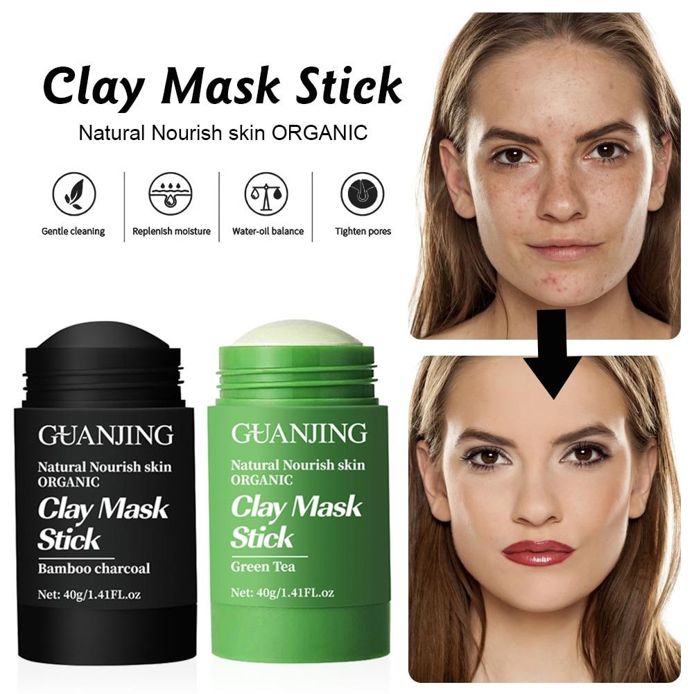 Маска для обличчя Guanjing Green Tea Clay Mask Stick глибоке очищення - фото 2