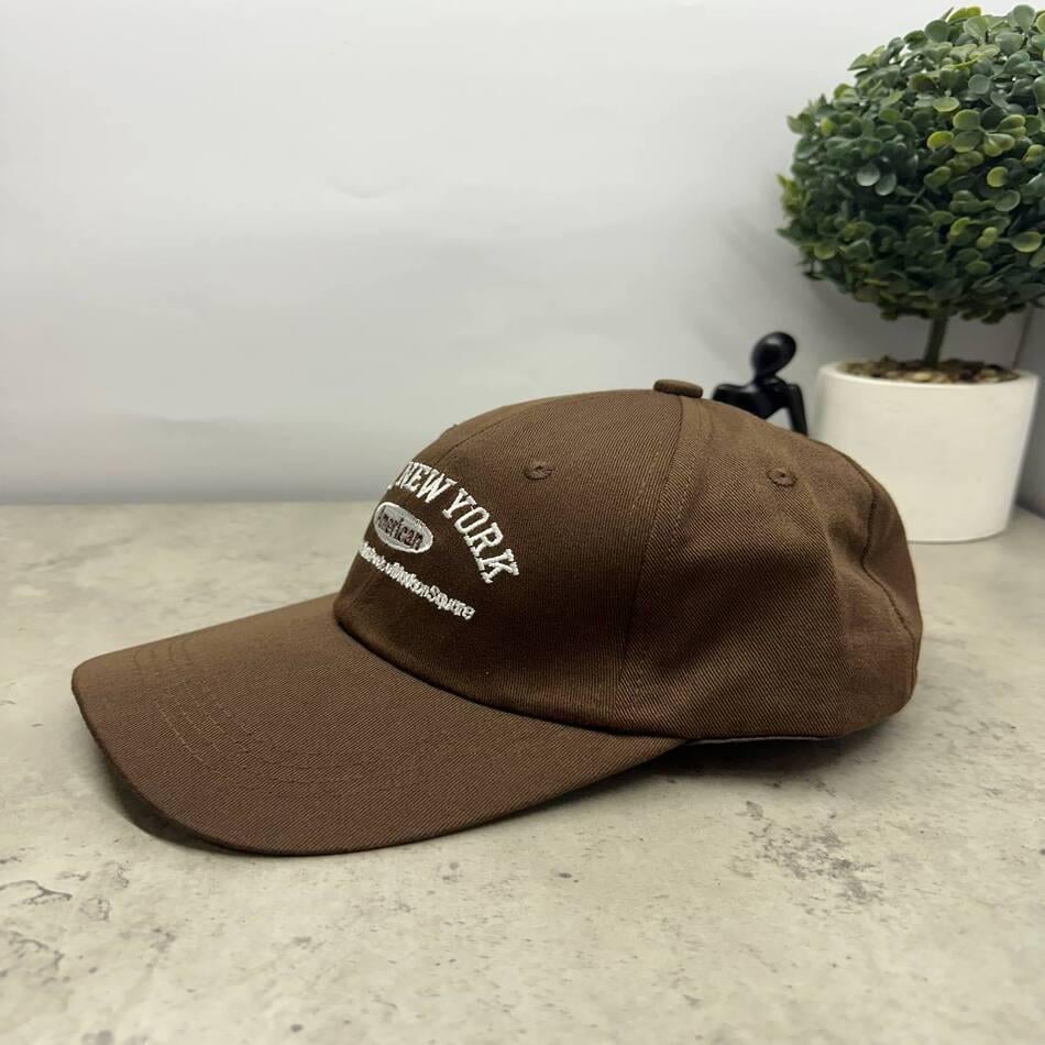 Кепка-бейсболка літня New York OS Шоколадний (00209) - фото 5