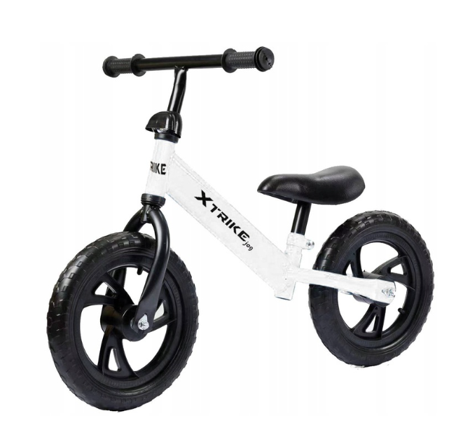 Дитячий біговел Xtrike Jog зі сталевою рамою Білий (ig-22338)