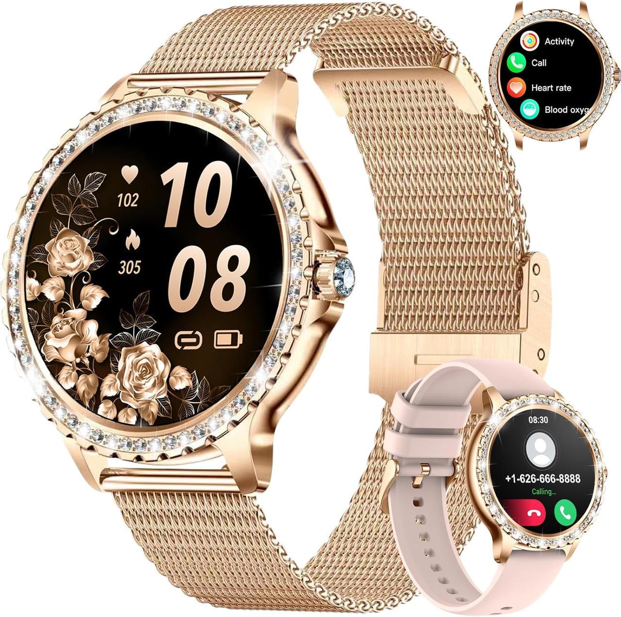 Смарт-часы для женщин LIGE LuxeTouch Smart Watch