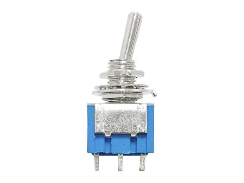 Тумблер MTS-202 ON-OFF-ON 6-х контактный 3A 250V (LX3086A)