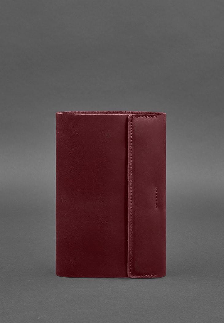 Блокнот шкіряний Софт-бук 7.0 Crazy Horse Бордовий (A-026792) - фото 6