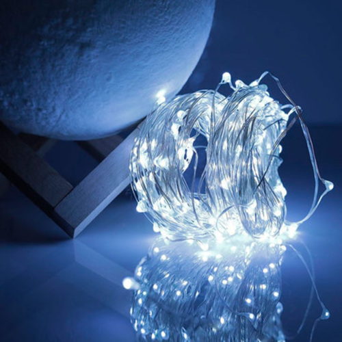 Гирлянда светодиодная Роса от сети 10 м White (3-6-9166) Гирлянда светодиодная Роса от сети 10 м White (3-6-9166)