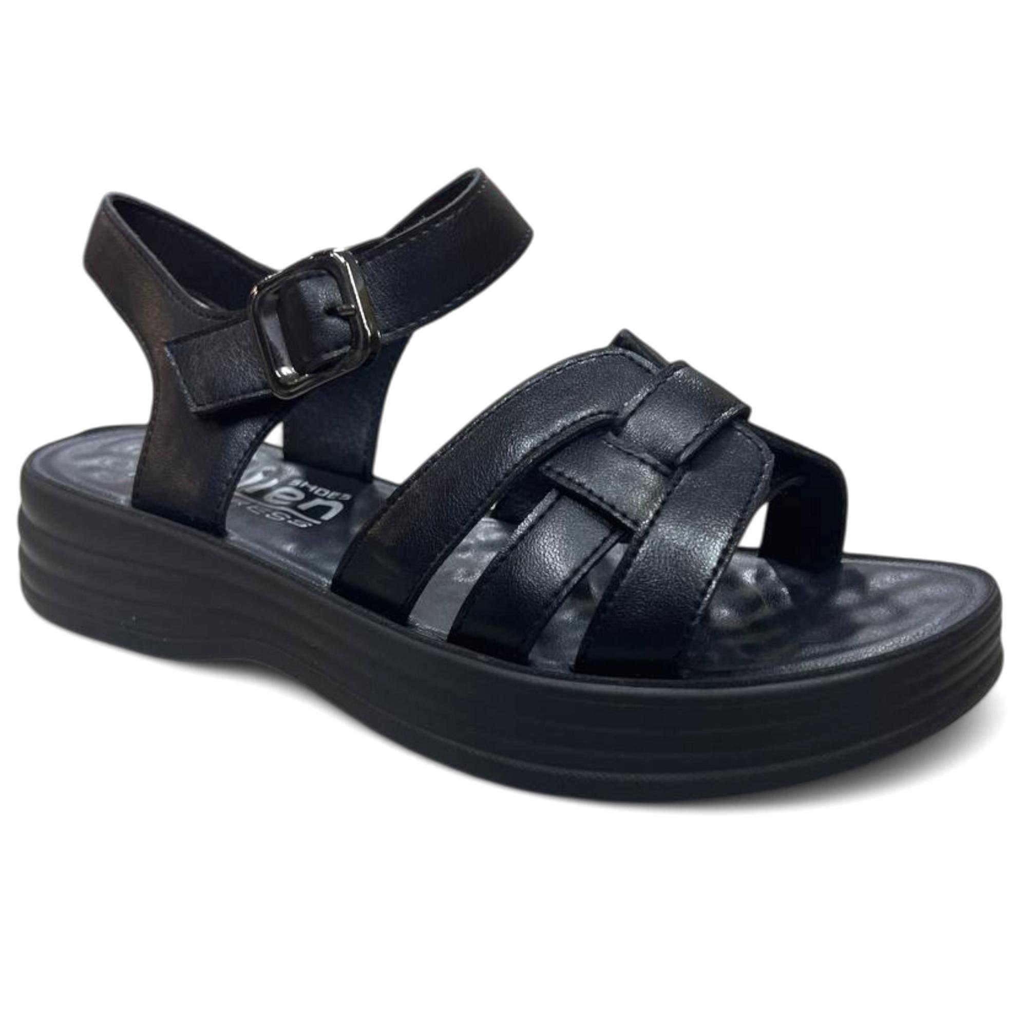 Босоножки женские летние Wollen р. 36 Черный (060177-36)