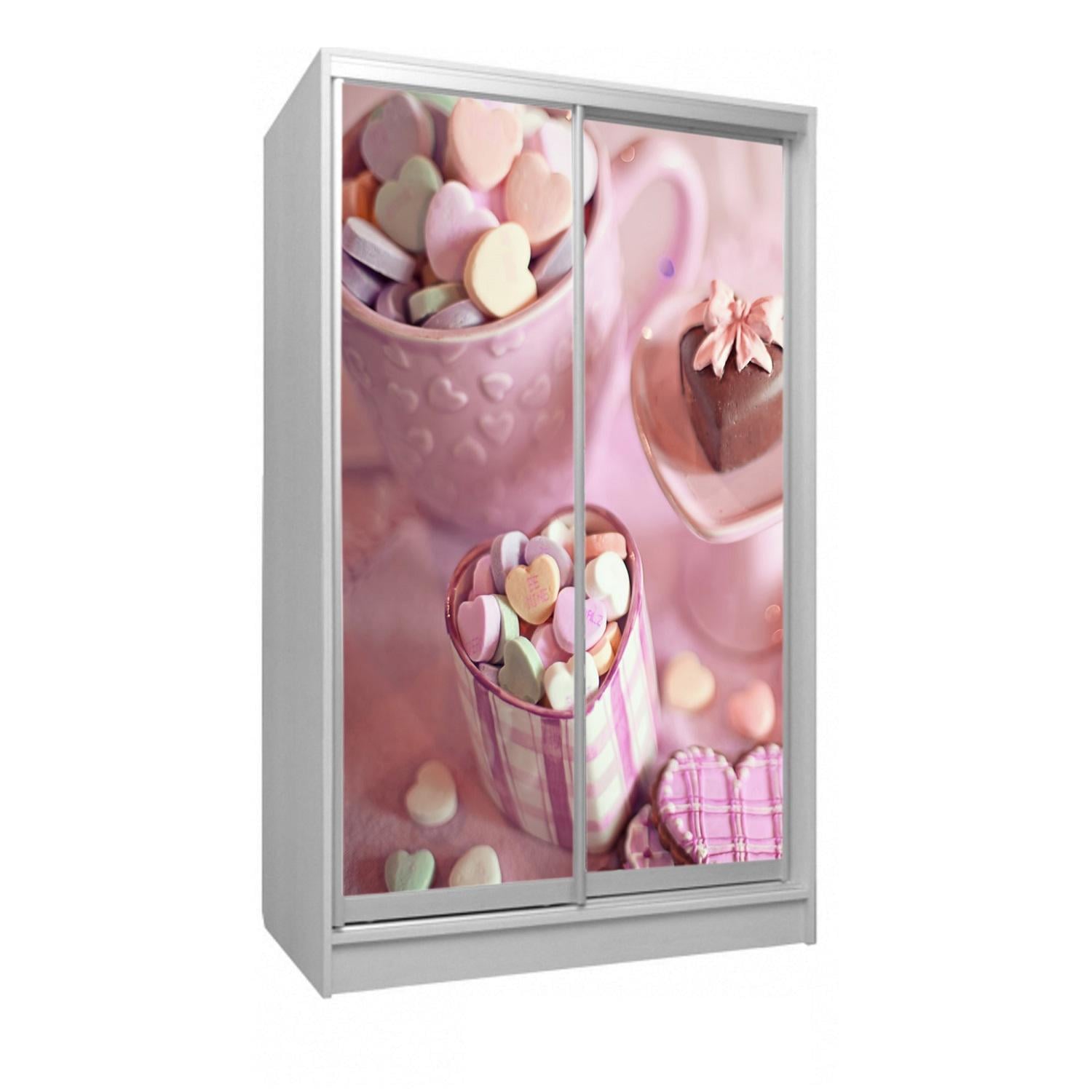 Шкаф-купе двухдверный Viorina-Deko фасад фотопечать 82 120х60х240 см