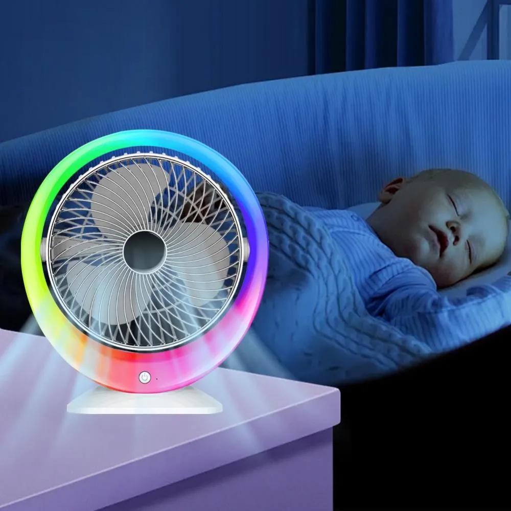 Мини-вентилятор портативный Portable Fan PF-14 USB с LED-подсветкой 3 скорости (SS-114) - фото 4 Мини-вентилятор портативный Portable Fan PF-14 USB с LED-подсветкой 3 скорости (SS-114) - фото 4