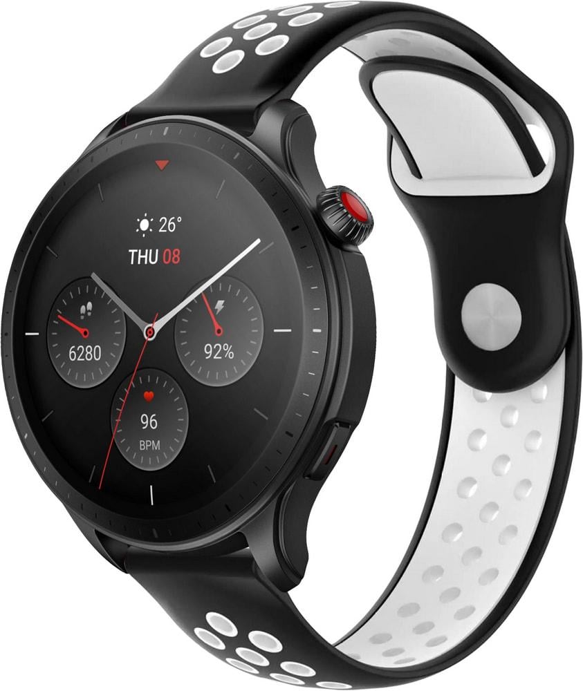 Ремешок Sport для Amazfit GTR 4 22 мм Black/White (31105-1E)