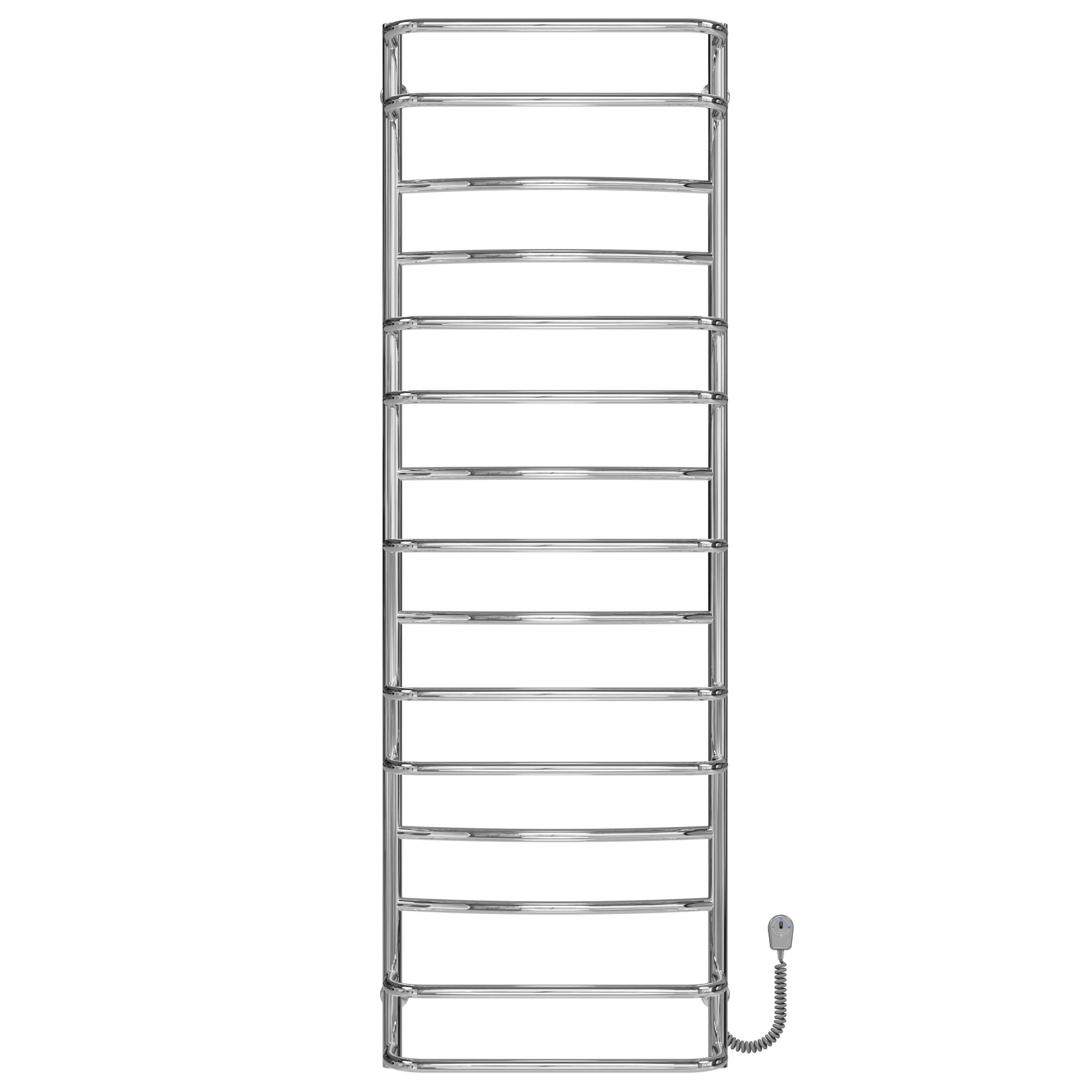 Полотенцесушитель электрический Deffi Аквамикс П15 EF16 правое подключение нержавеющая сталь 500х1600 мм Хром (C.AM.160.50.15.ECR5)