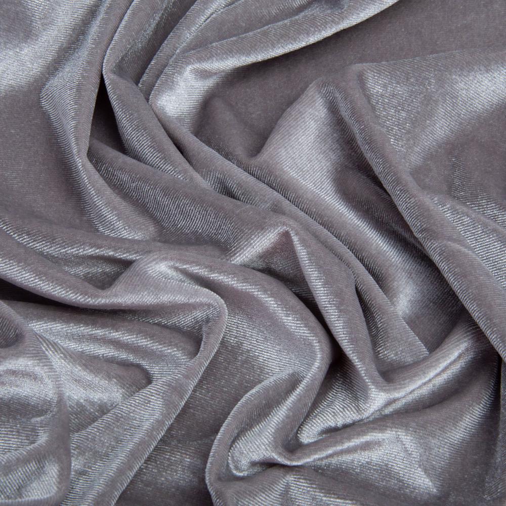 Ткань велюр V-6 284 гр/м2 140 см Светло-серый (25899) - фото 2