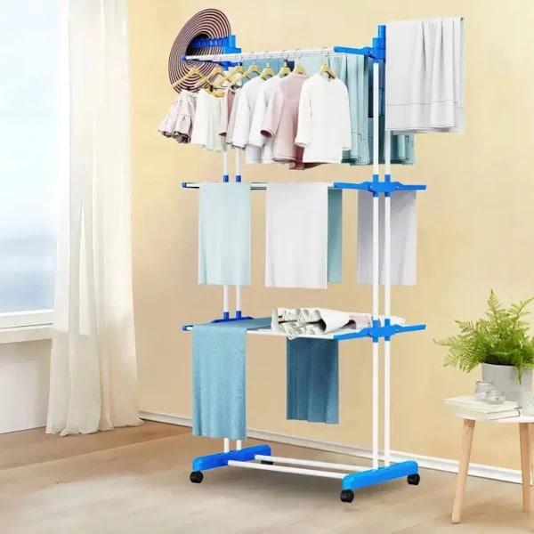Сушарка вертикальна Garment Rack Так Зручно складна 3-рівнева - фото 7 Сушарка вертикальна Garment Rack Так Зручно складна 3-рівнева - фото 7