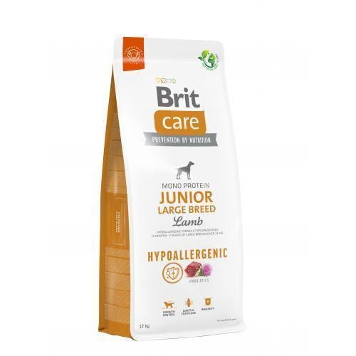 Корм сухой Brit Care Dog Hypoallergenic Junior Large Breed для молодых собак больших пород гипоаллергенный с ягненком 12 кг Корм сухой Brit Care Dog Hypoallergenic Junior Large Breed для молодых собак больших пород гипоаллергенный с ягненком 12 кг