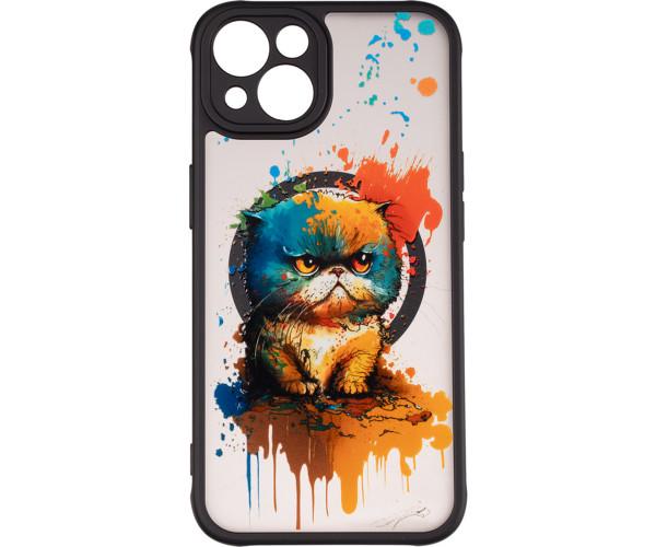 Чехол накладка Gelius Print Case UV (Magsafe) для iPhone 13, Fluffy Cat