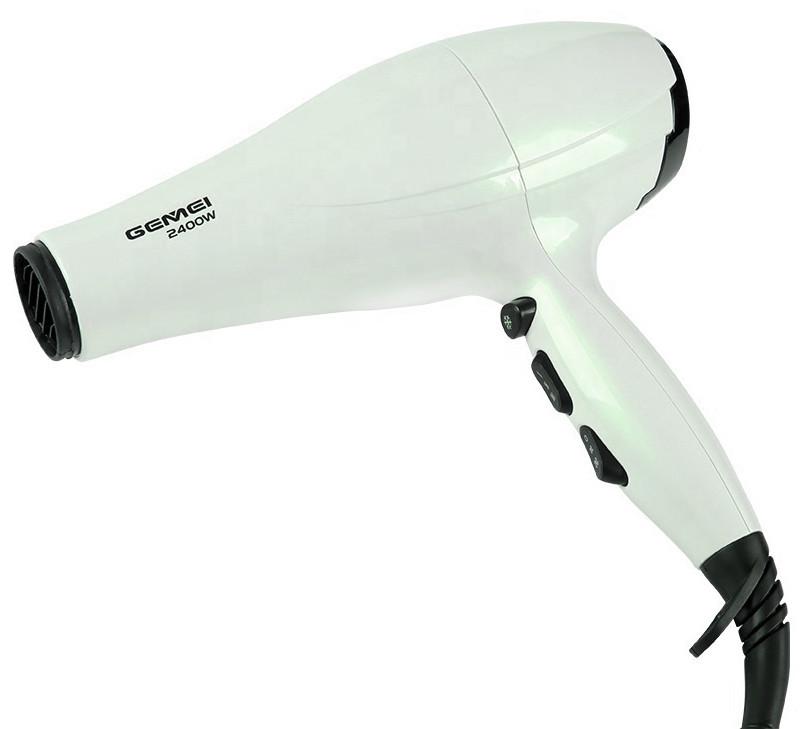 Професійний фен для волосся Gemei GM105 2400 W White/Pearl (1232td)
