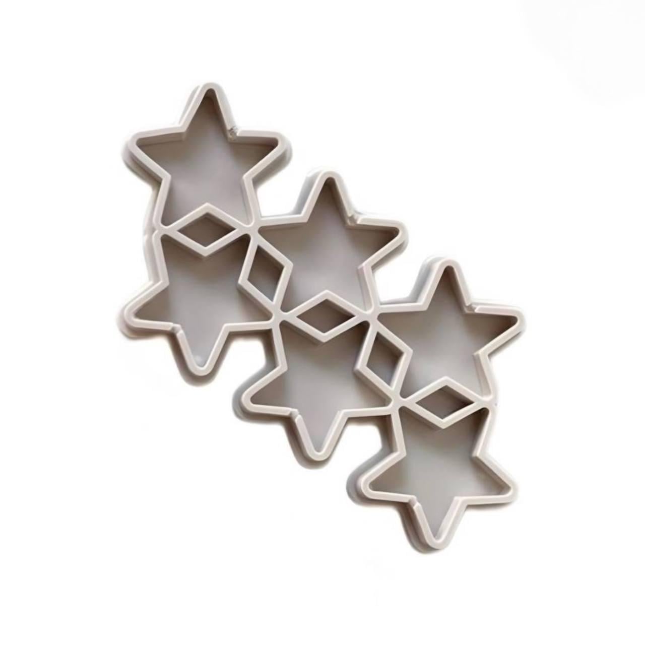 Форма для конфет на палочке силиконовая Звездочки SNS D0941 на 6 ячеек (46385d6e)