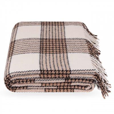 Плед вероника 140x200 см Бежевый