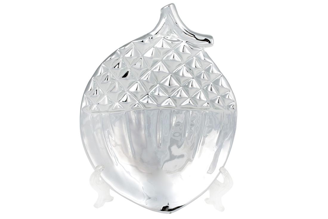 Декоративное керамическое блюдо BonaDi Желудь 17,2 см (972-104)