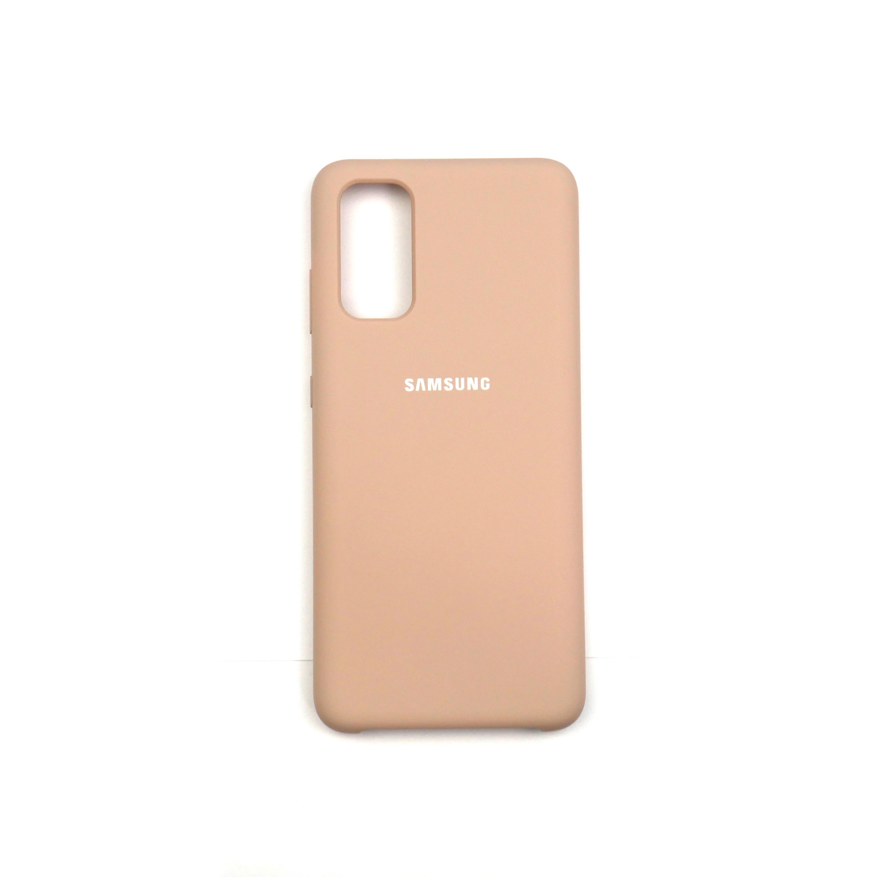 Чехол Jelly Silicone Case Samsung S20 Pink Sand (19)