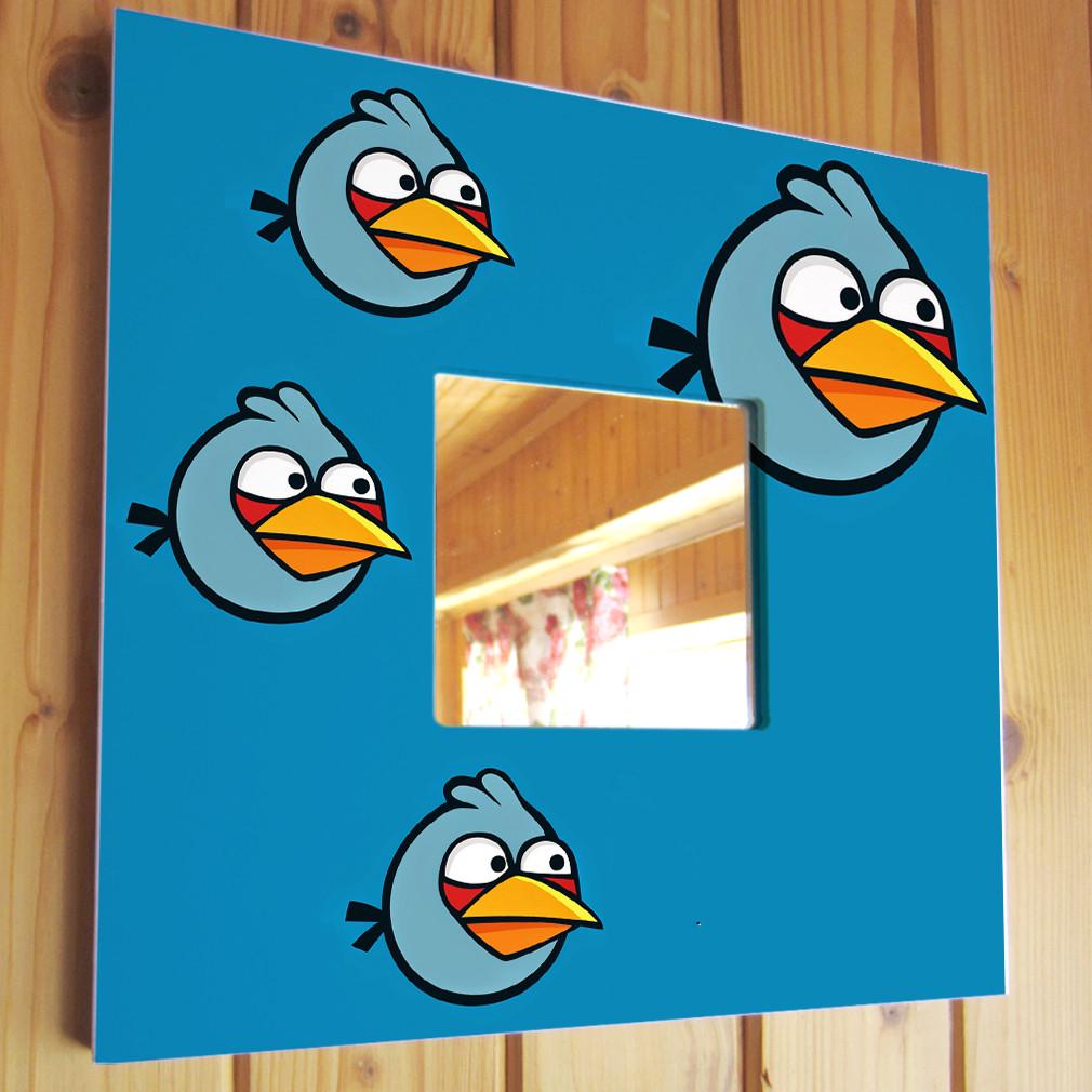 Зеркало декоративное Angry Birds 260х260 мм (M00772)