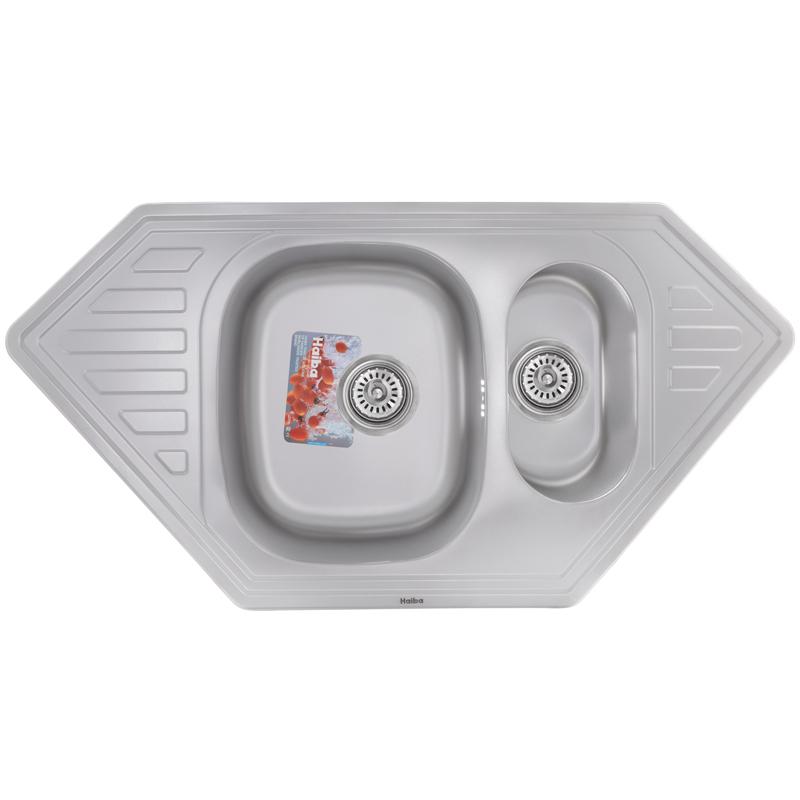 Мойка кухонная HAIBA 100x50 satin (HB0524)