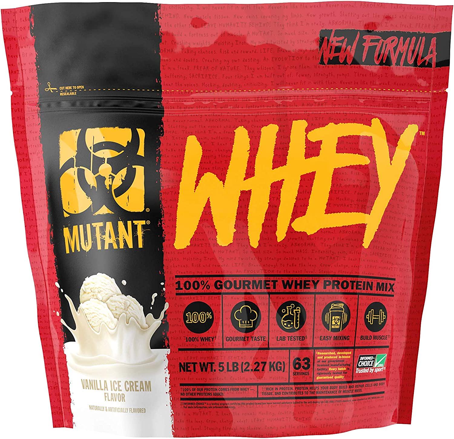 Протеин Mutant Whey 2270g Core Series NEW Vanilla ice cream