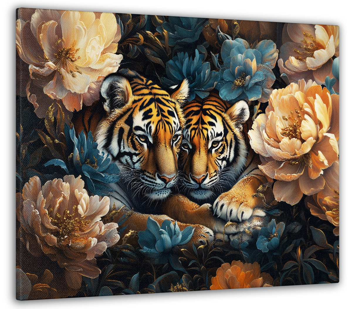 Картина на холсте МАКО величественные тигры 50x70 см (MK10576_5070)